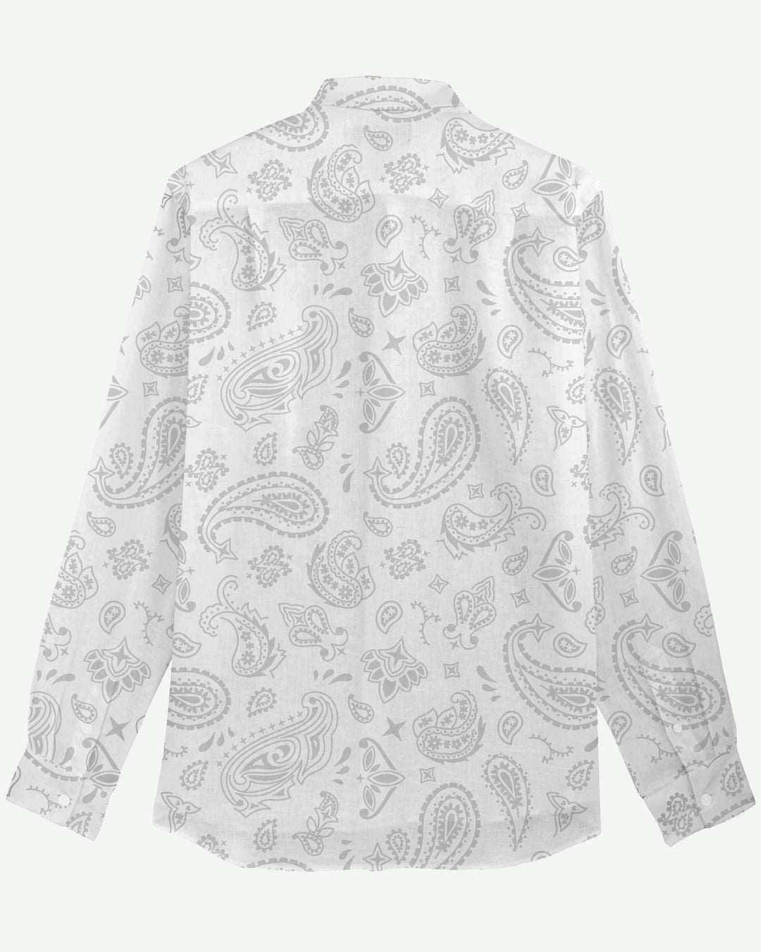 White & Pelis Jacquard Men's Shirt