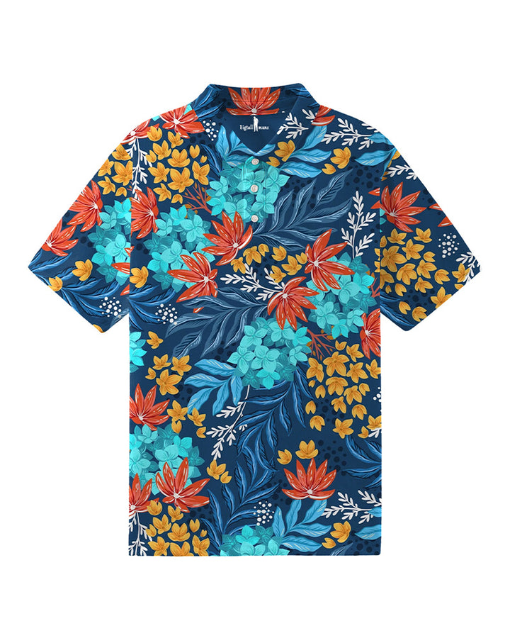 Blue Garden Men's Polo Short Sleeve