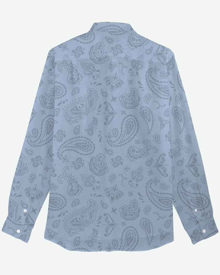 Blue & Pelis Jacquard Men's Shirt