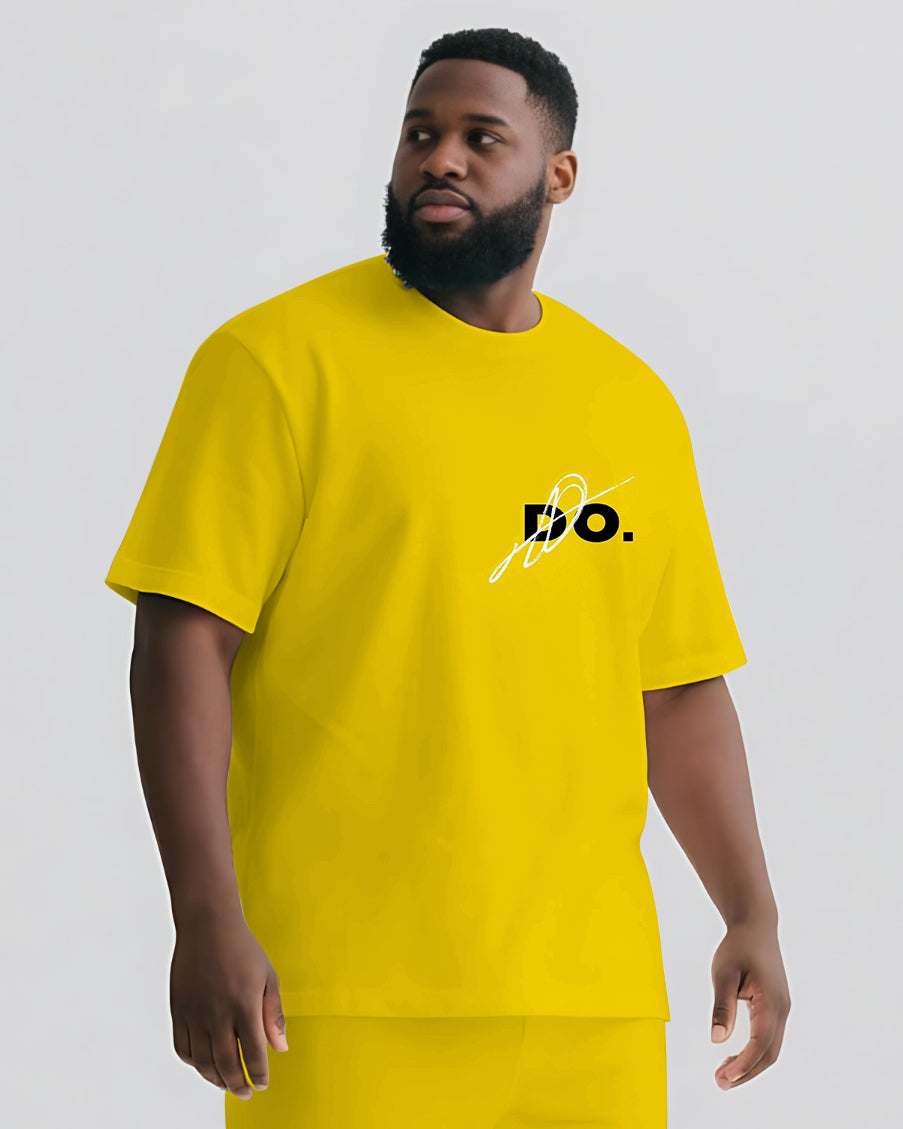 DO. Slogan T-shirt 2-Piece Set