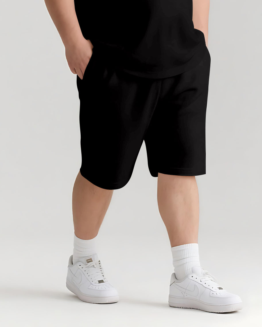 WHY NOT Slogan T-shirt & Shorts Set