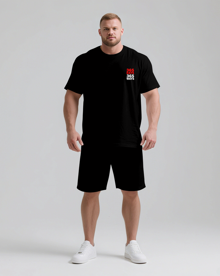 365 DAYS Slogan 2-Piece T-shirt Set