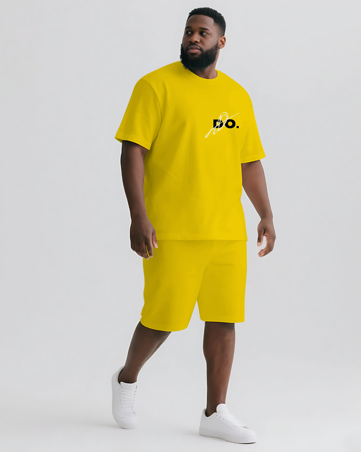 DO. Slogan T-shirt 2-Piece Set