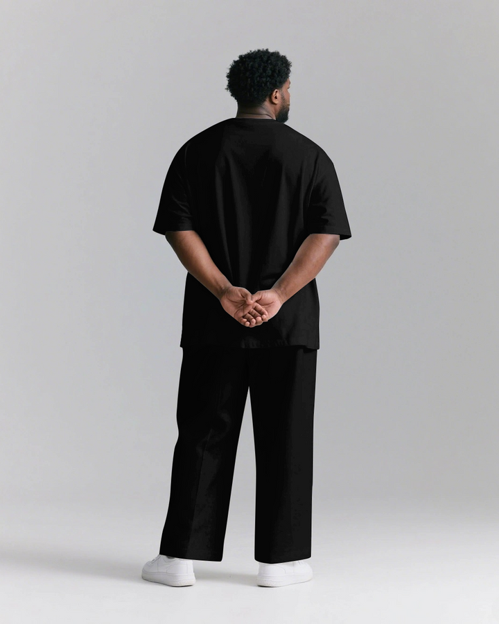 ACTION Slogan 2-Piece T-shirt Pants Set