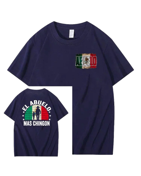 S-5XL EL ABUELO The Coolest Grandpa Printed T-Shirt