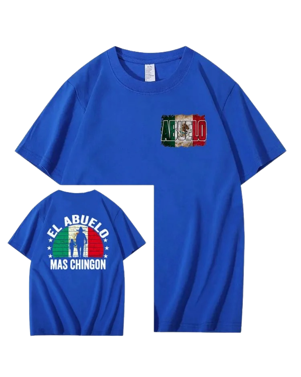 S-5XL EL ABUELO The Coolest Grandpa Printed T-Shirt
