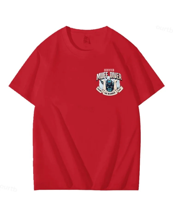 S-5XL Certified Muff Diver Art Pattern Print T-Shirt