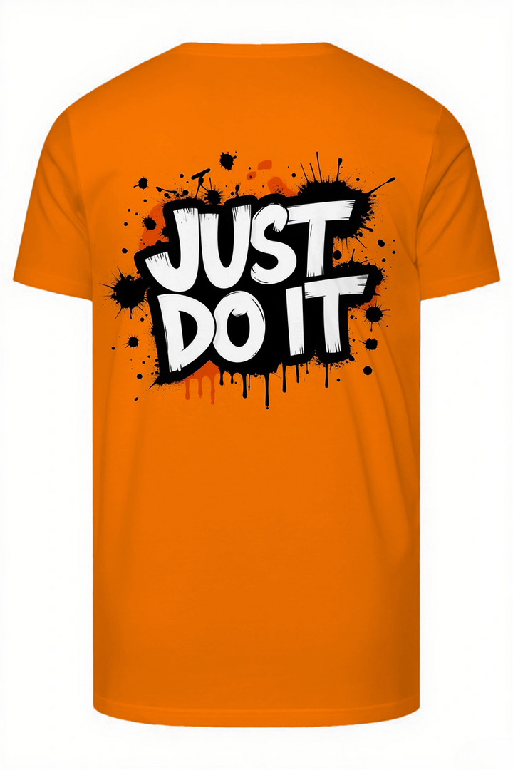 Just Do It Slogan T-shirt 2-Piece Set