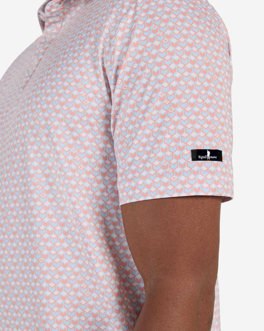 Pathfinder-Peach Amber Core Performance Polo