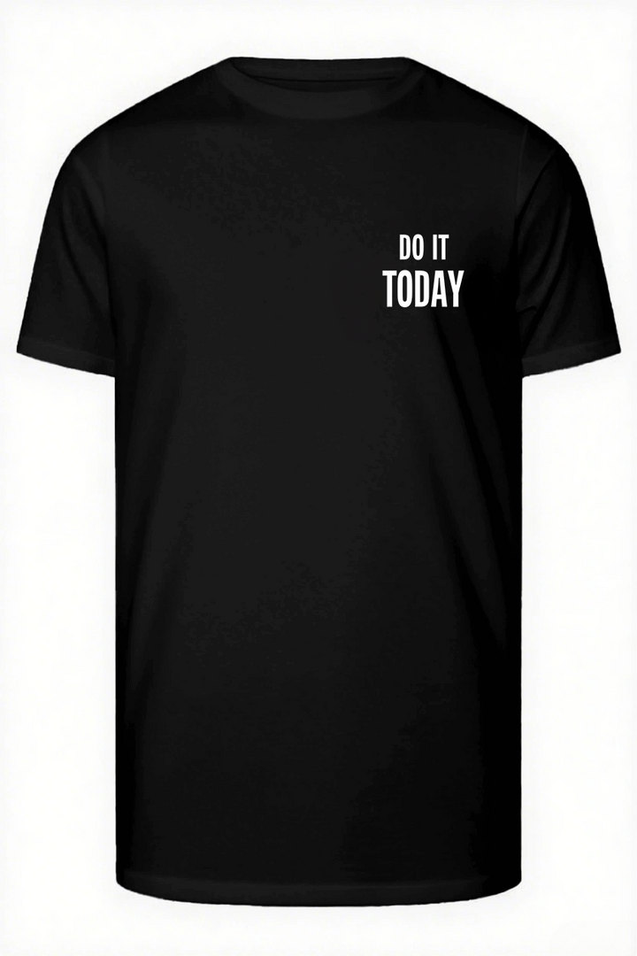 Do It Today Slogan T-shirt 2-Piece Set