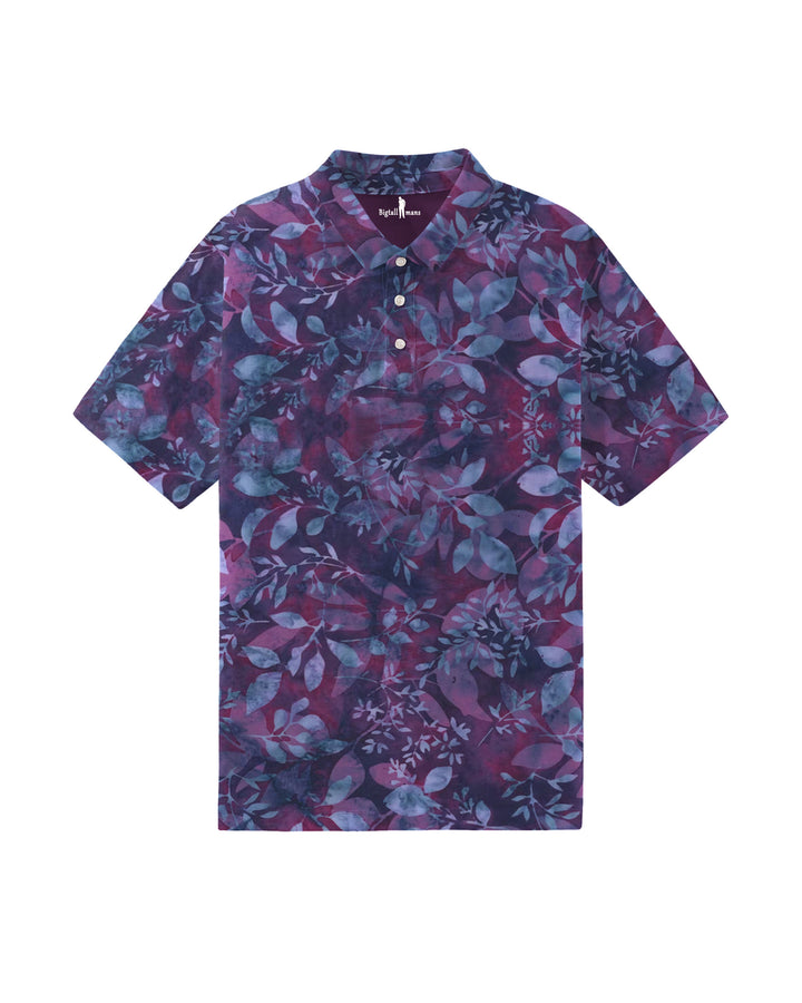 Violet Batik Men's Polo Short Sleeve