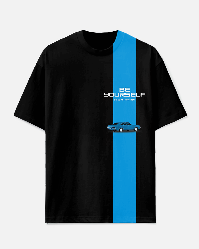 BE YOURSELF Slogan T-shirt 2-Piece Set