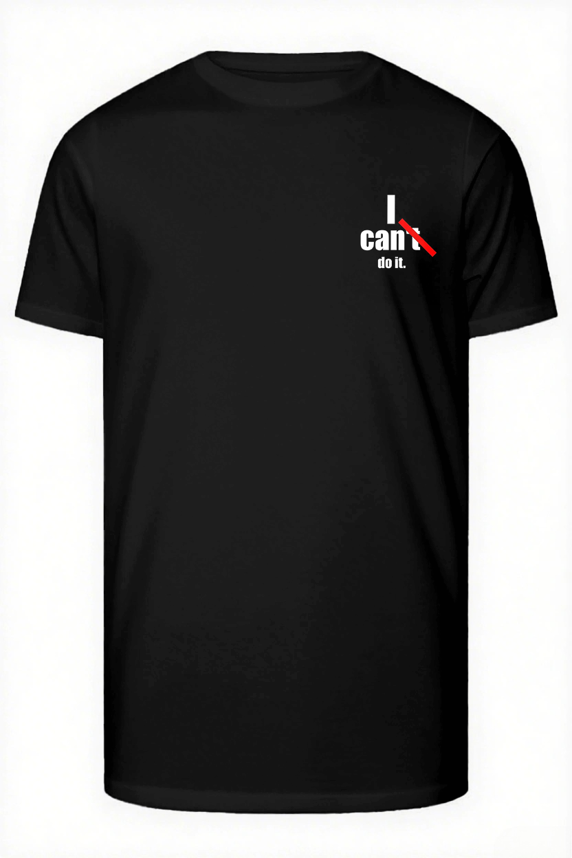 I Can Do It Slogan 2-Piece T-shirt Set