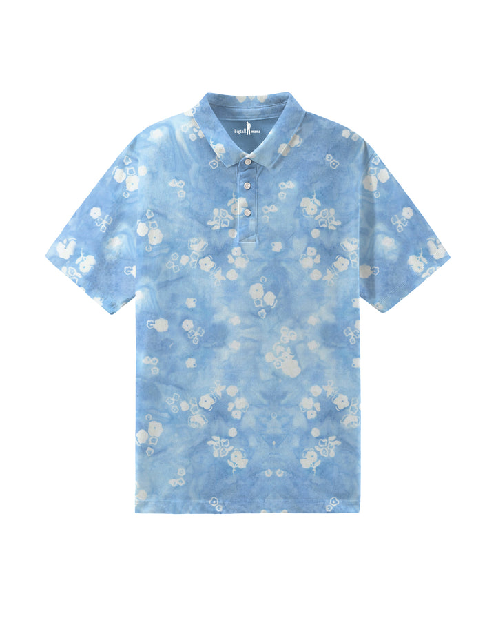 Dream Sea View Batik Men's Polo Short Sleeve