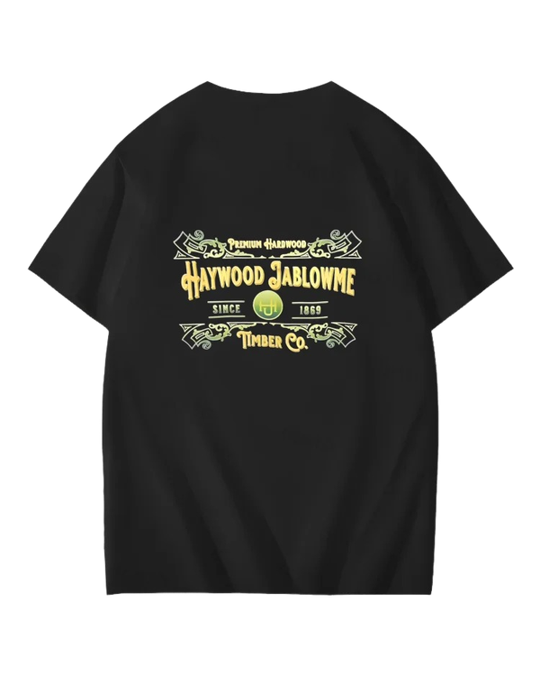 S-5XL Haywood Since 1869 Jablowme Timber Print T-Shirt