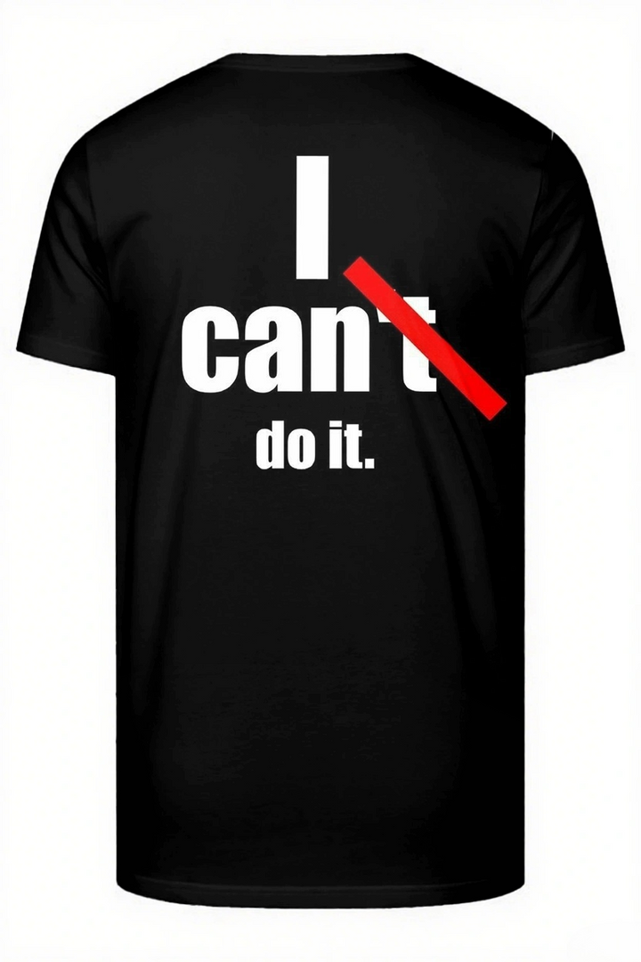 I Can Do It Slogan 2-Piece T-shirt Set