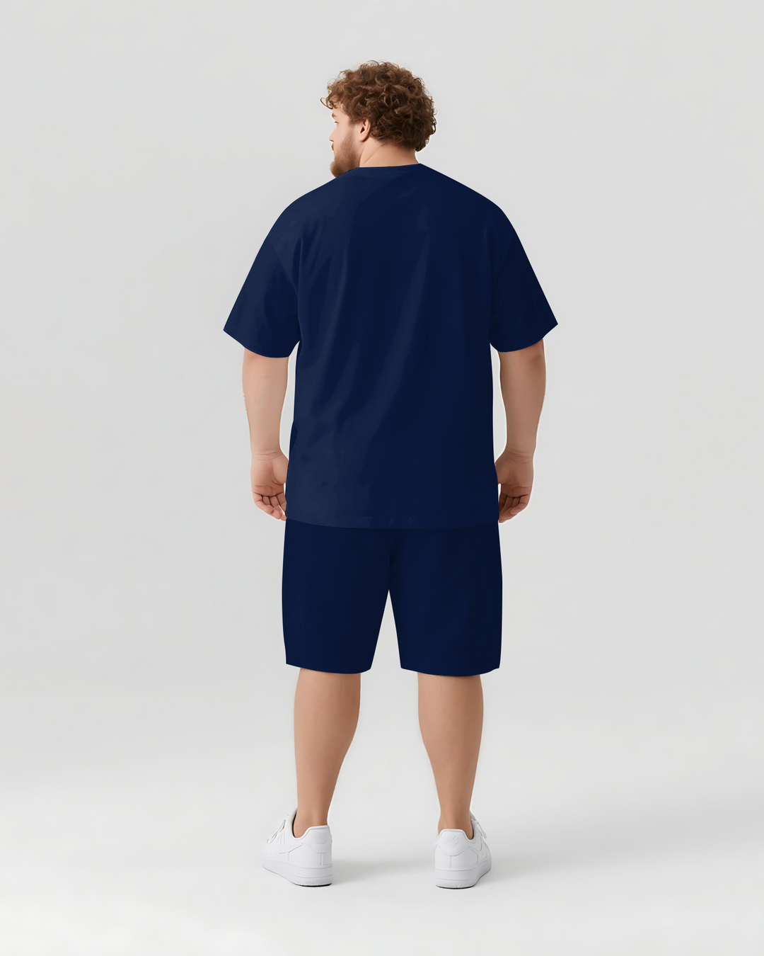 NEVER give up Slogan T-shirt Shorts Set