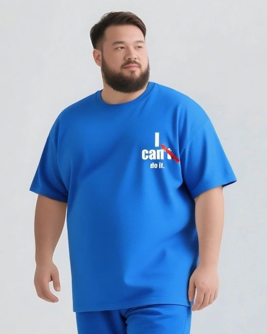 I Can Do It Slogan 2-Piece T-shirt Set