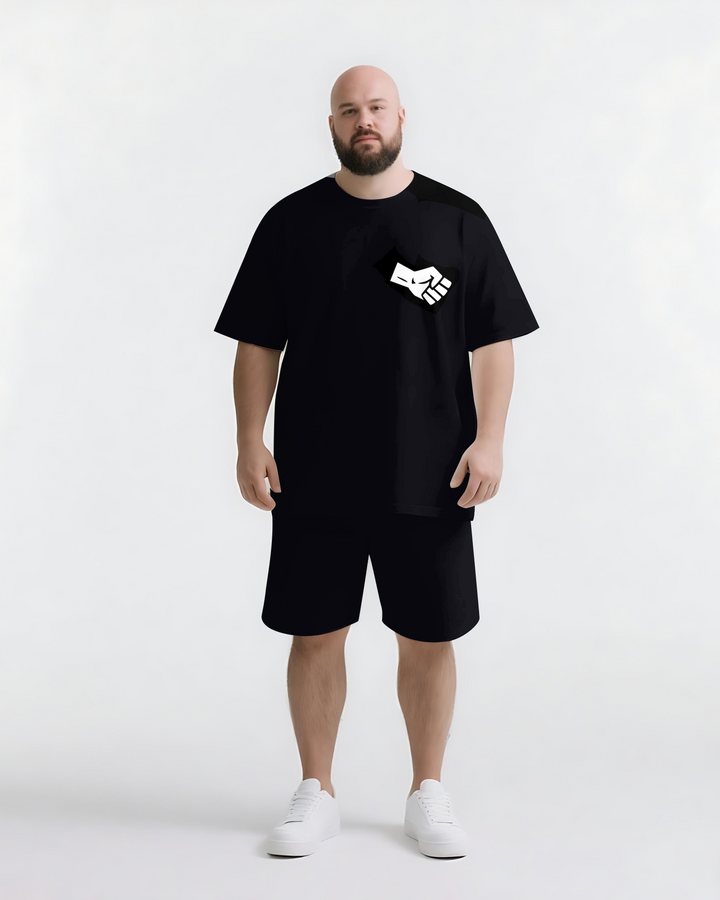 YOU CAN DO IT Slogan T-shirt 2-Piece Set