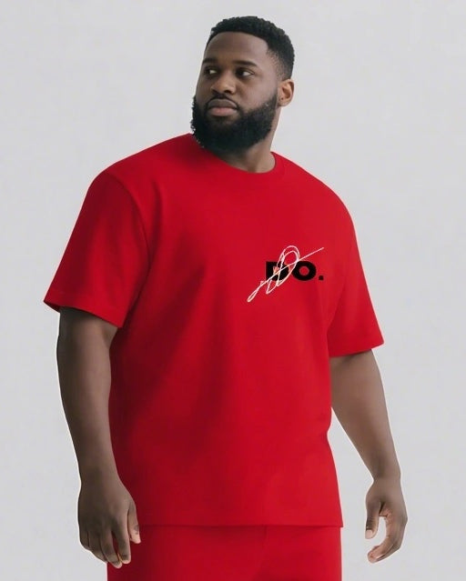 DO. Slogan T-shirt 2-Piece Set