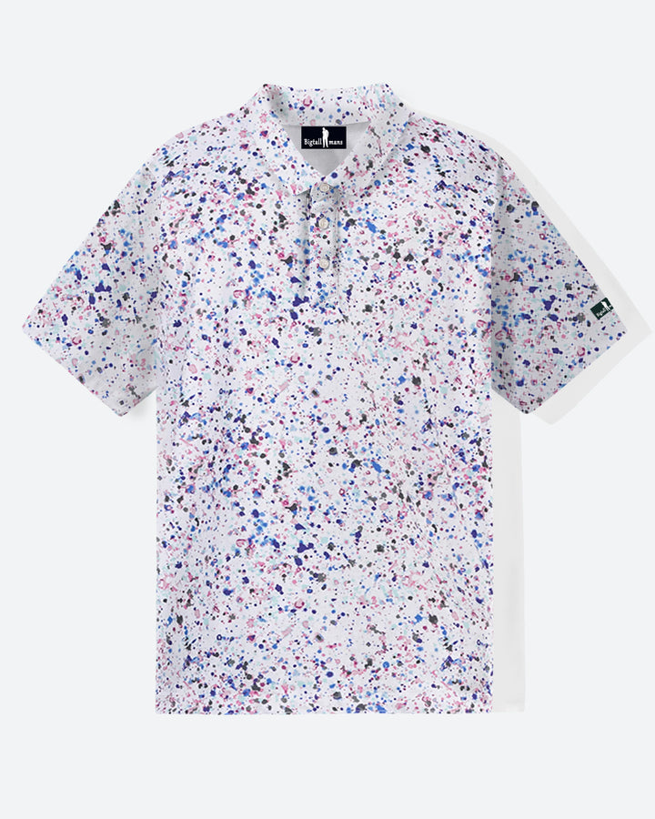 Paint Splatter 3 Core Performance Polo