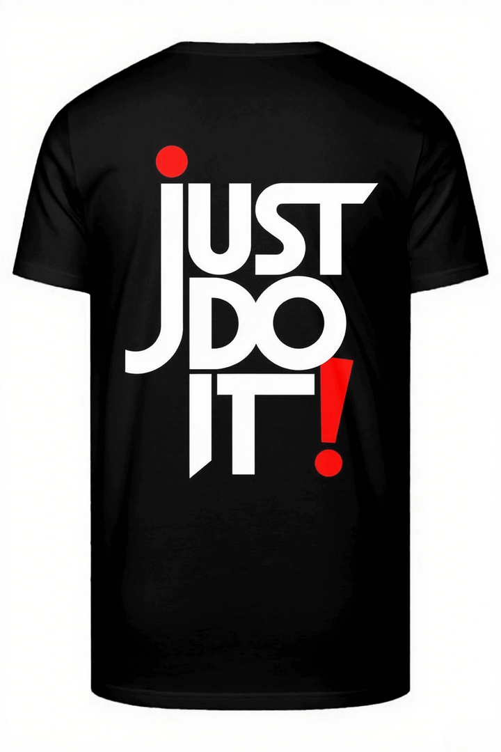 JUST DO IT! Slogan T-shirt 2-Piece Set