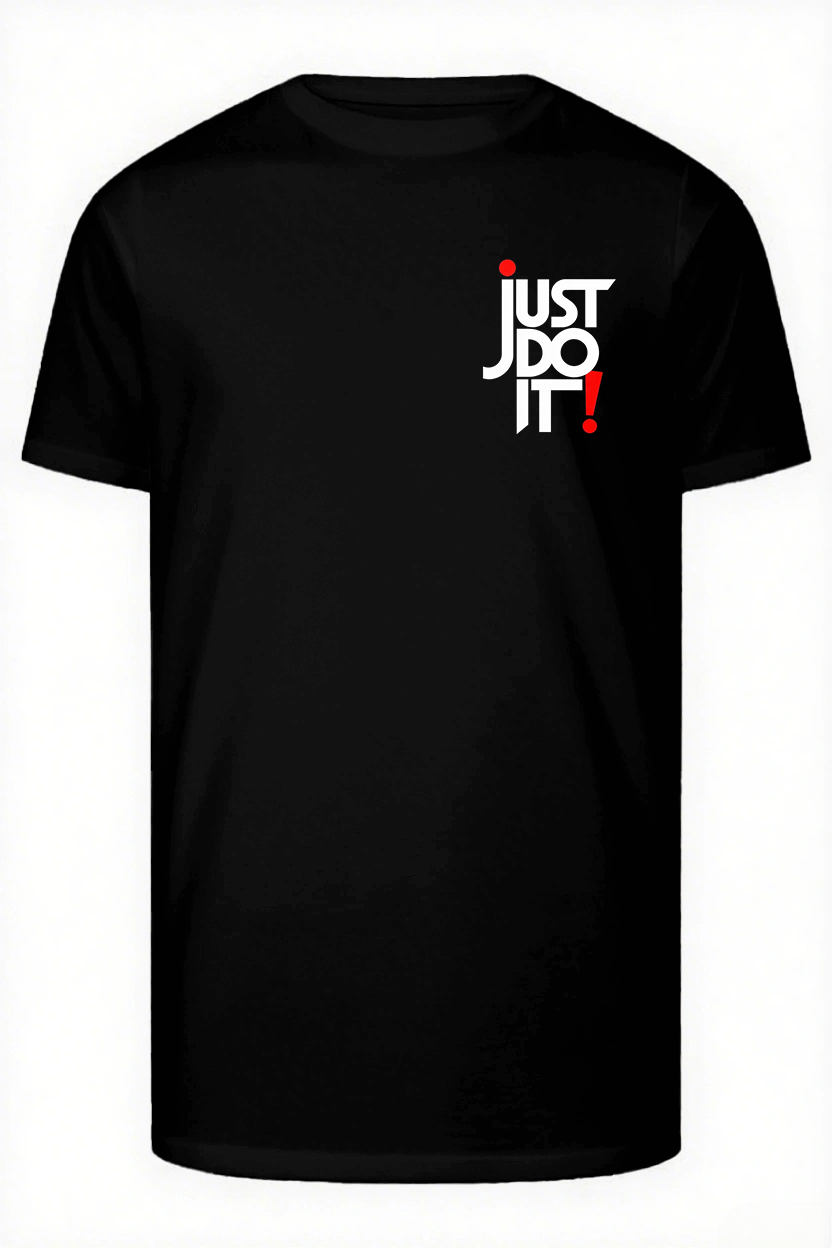 JUST DO IT! Slogan T-shirt 2-Piece Set