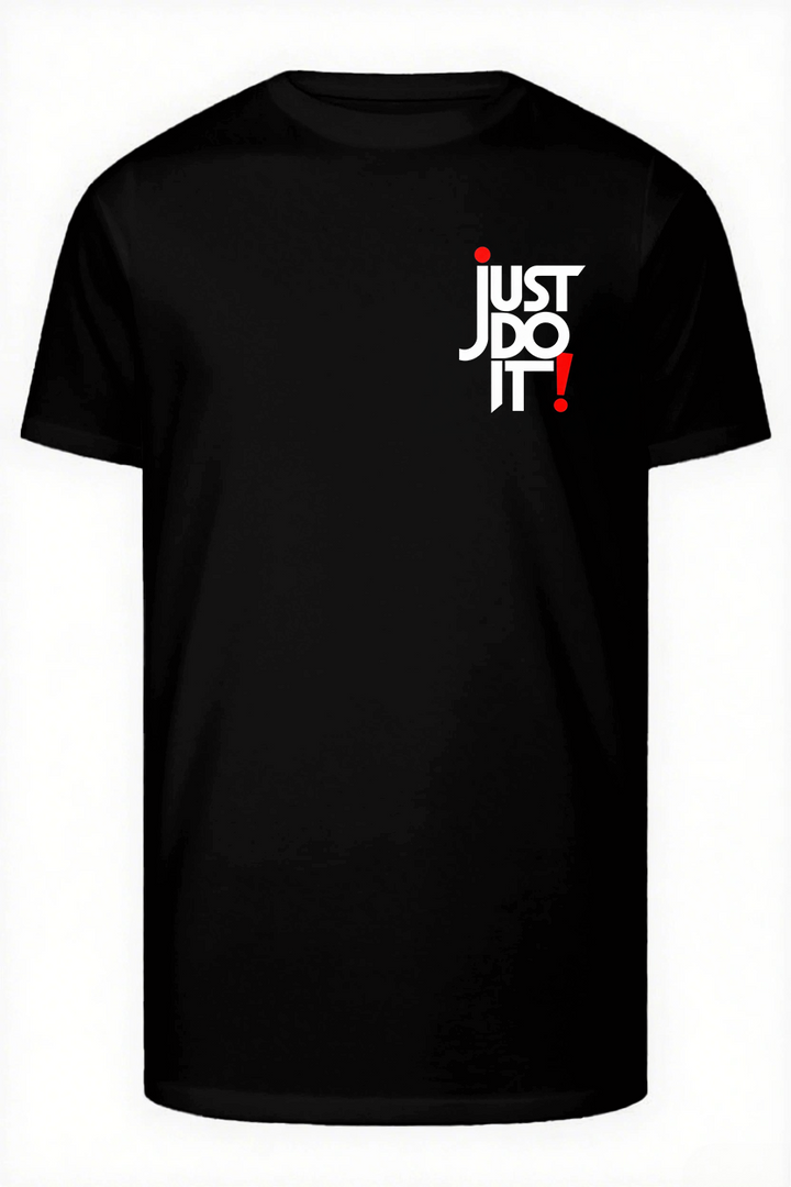 JUST DO IT! Slogan T-shirt 2-Piece Set