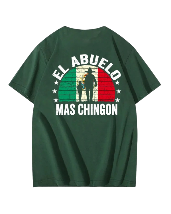 S-5XL EL ABUELO The Coolest Grandpa Printed T-Shirt