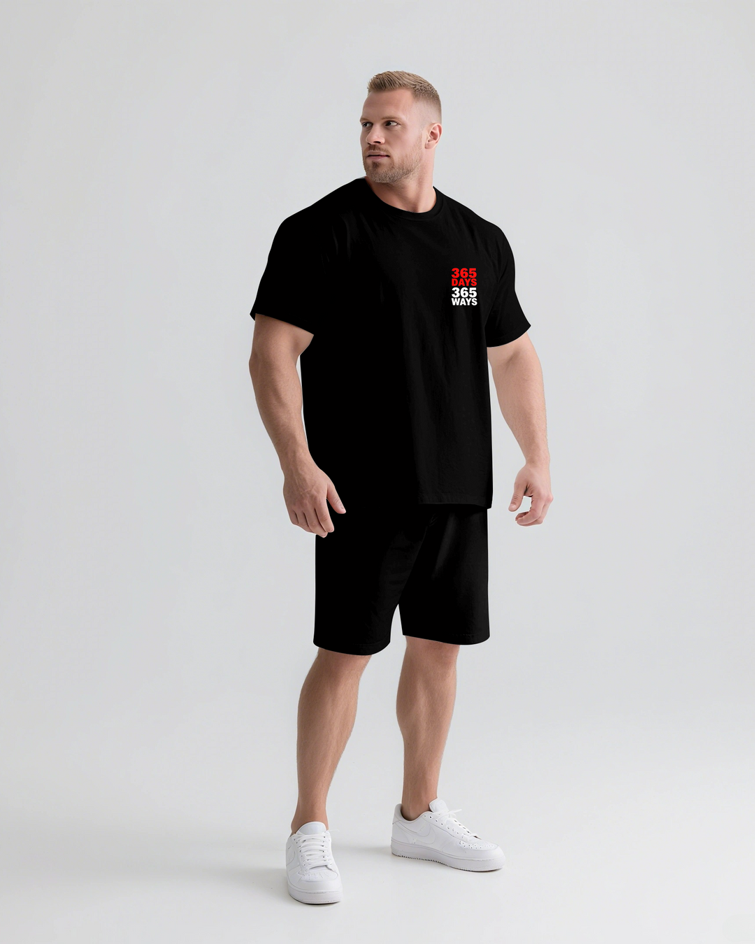 365 DAYS Slogan 2-Piece T-shirt Set