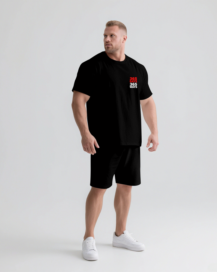 365 DAYS Slogan 2-Piece T-shirt Set