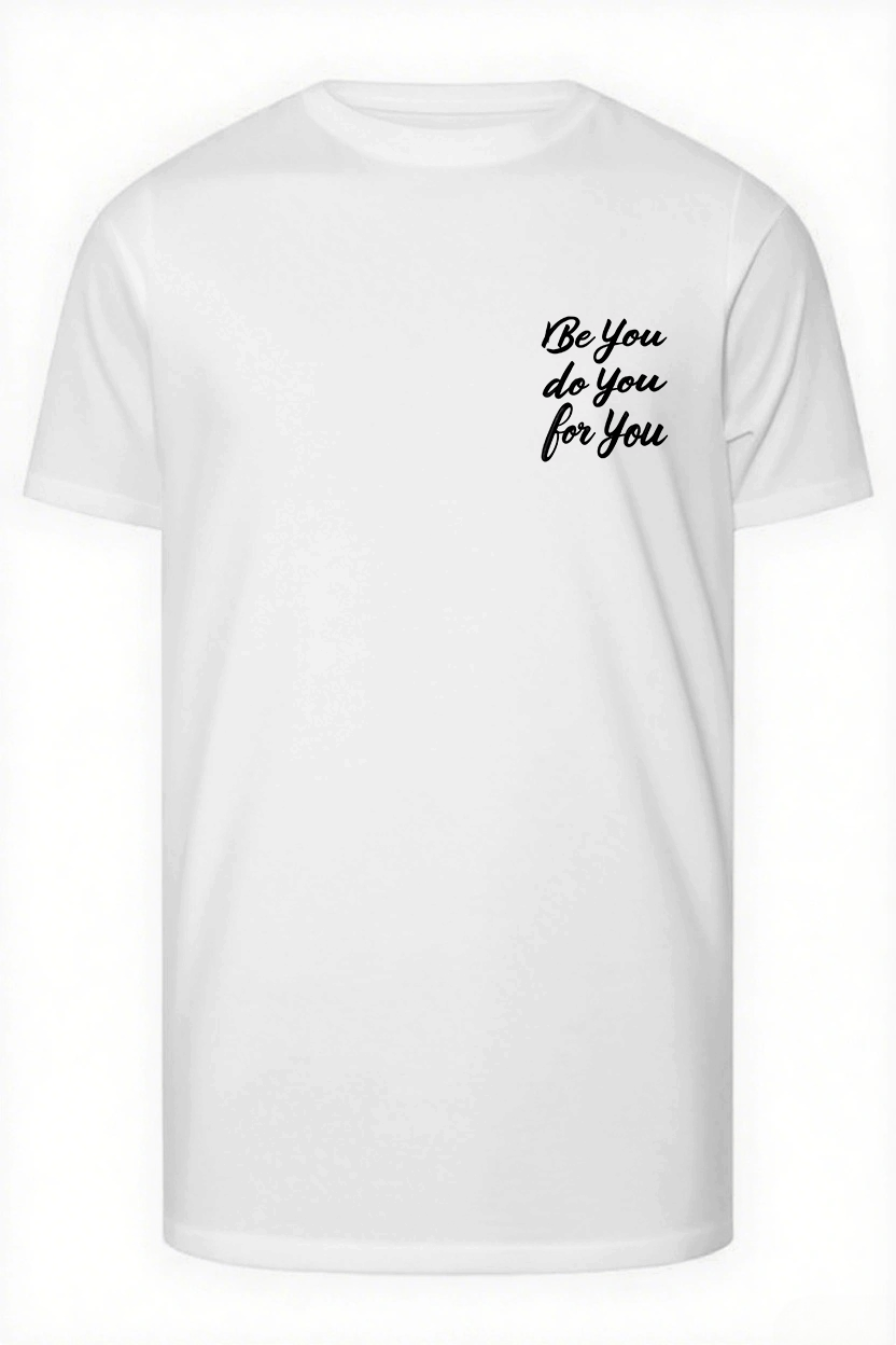 Be You Do You For You Slogan T-shirt 2-Piece Set