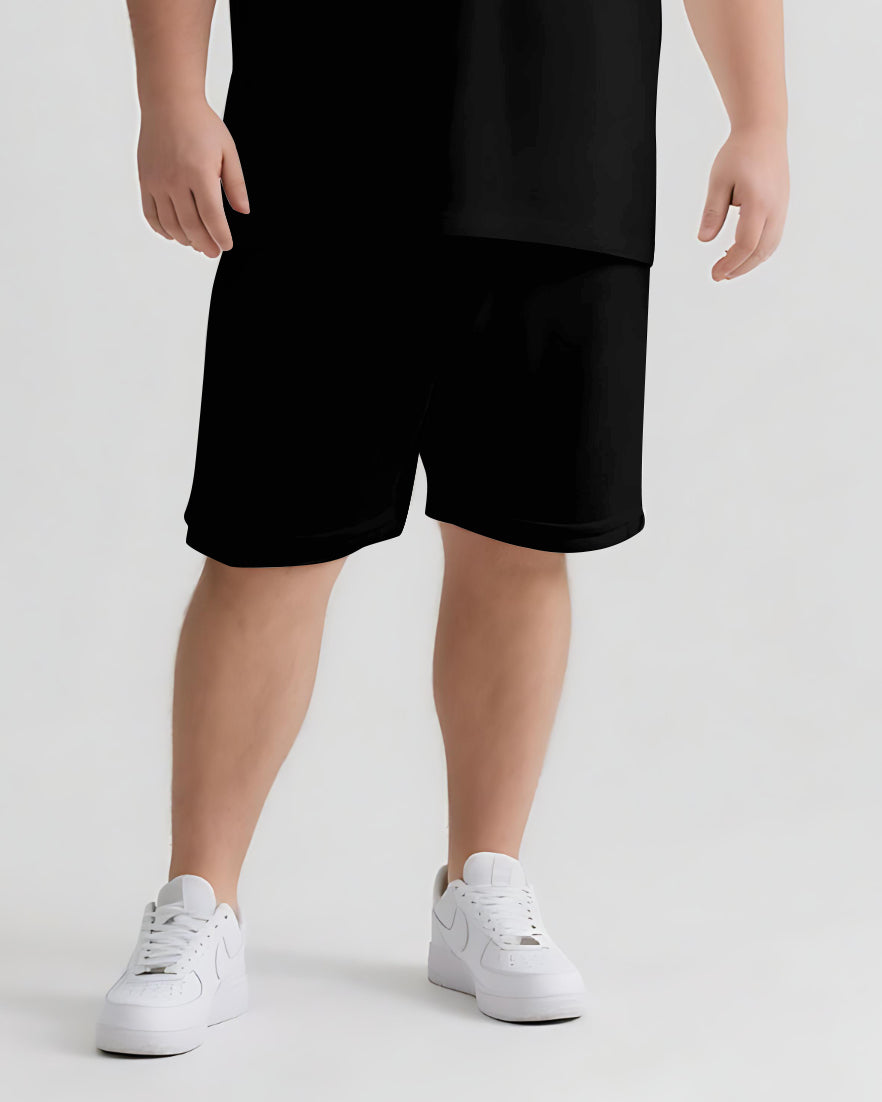 BELIEVE IN YOURSELF Slogan T-shirt Shorts Set