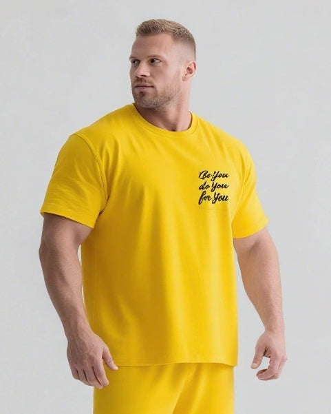 Be You Do You For You Slogan T-shirt 2-Piece Set