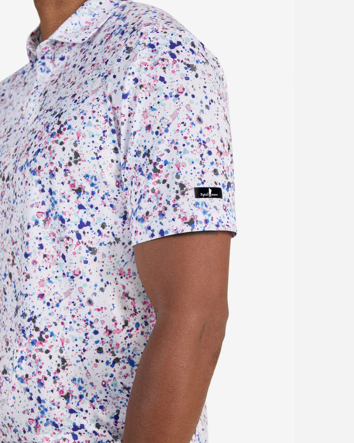 Paint Splatter 3 Core Performance Polo