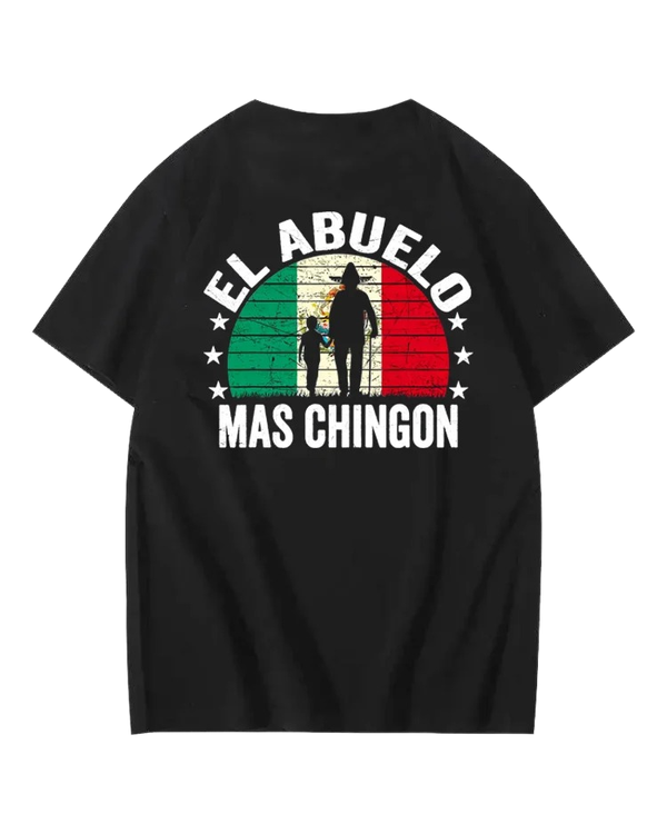 S-5XL EL ABUELO The Coolest Grandpa Printed T-Shirt