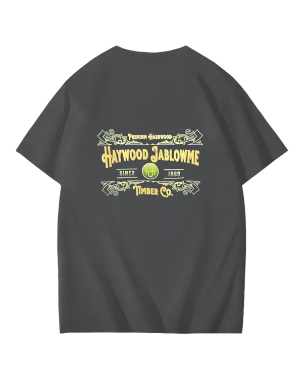 S-5XL Haywood Since 1869 Jablowme Timber Print T-Shirt