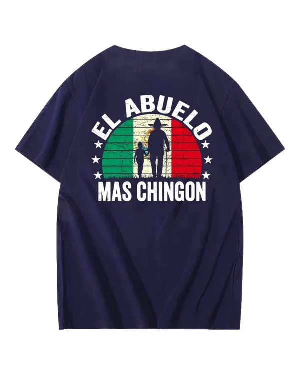 S-5XL EL ABUELO The Coolest Grandpa Printed T-Shirt