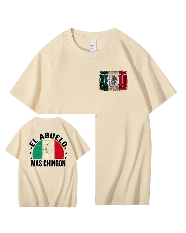 S-5XL EL ABUELO The Coolest Grandpa Printed T-Shirt