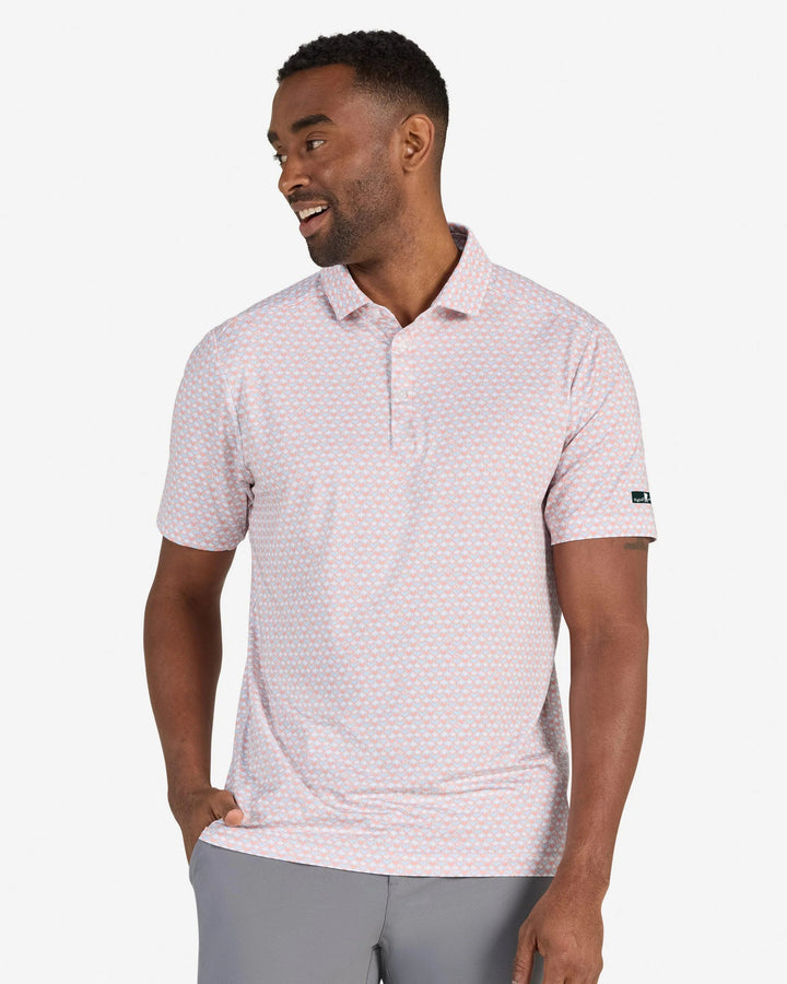 Pathfinder-Peach Amber Core Performance Polo