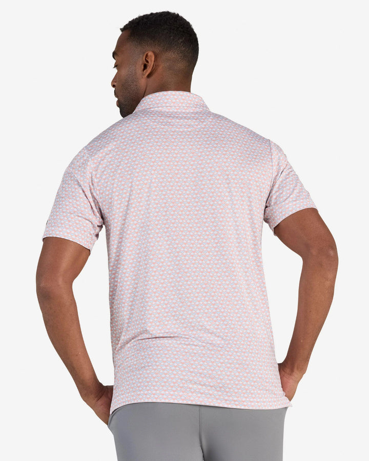 Pathfinder-Peach Amber Core Performance Polo