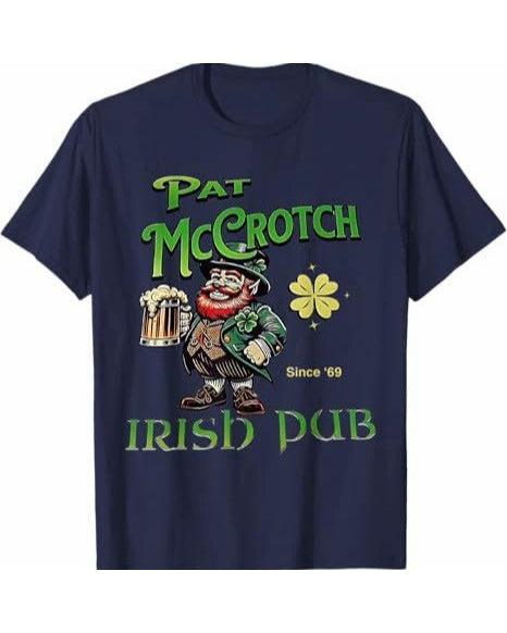 S-3XL Pat Mccrotch Irish Pub St Patricks Day T-shirts