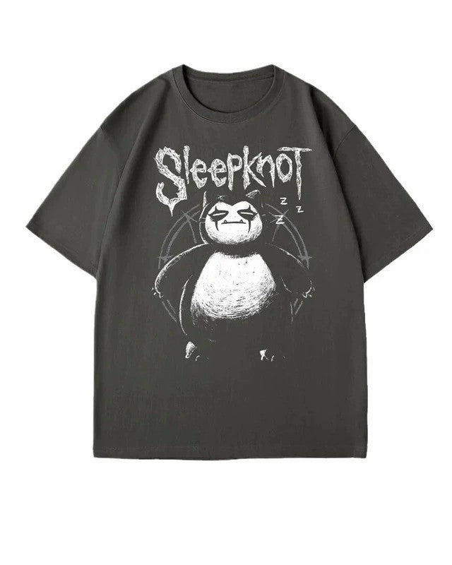 S-4XL Anime Sleepknot Short Sleeve Cotton Tees