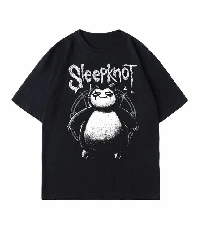 S-4XL Anime Sleepknot Short Sleeve Cotton Tees