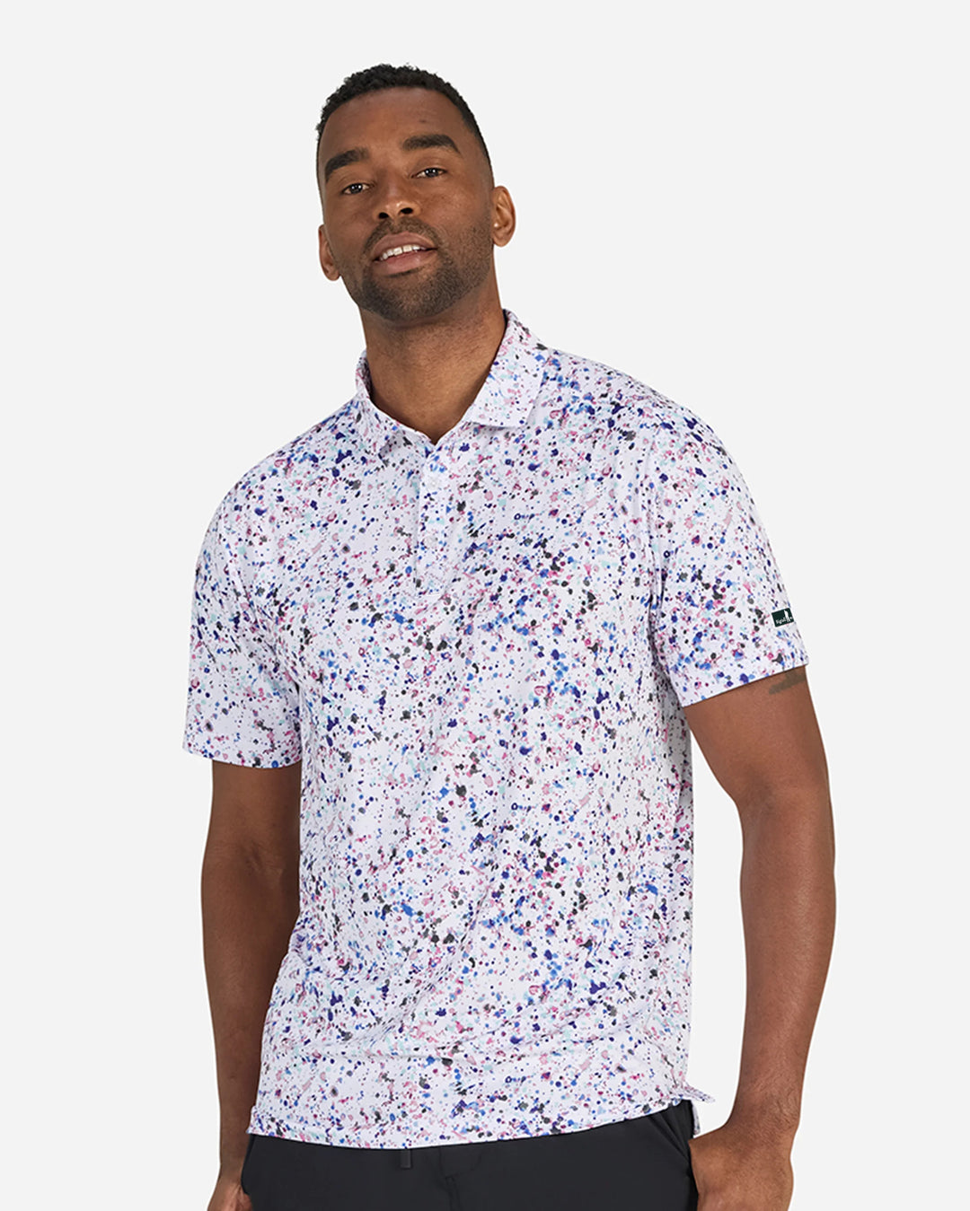 Paint Splatter 3 Core Performance Polo