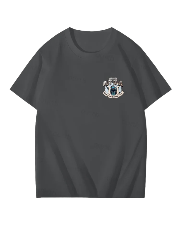 S-5XL Certified Muff Diver Art Pattern Print T-Shirt