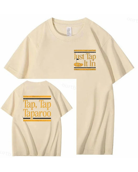 S-5XL Just Tap It In Pattern100% Cotton T-Shirt