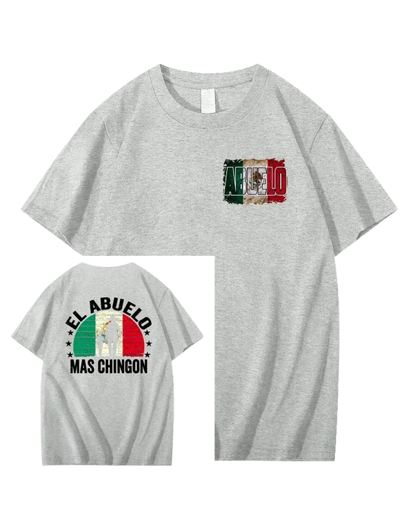 S-5XL EL ABUELO The Coolest Grandpa Printed T-Shirt