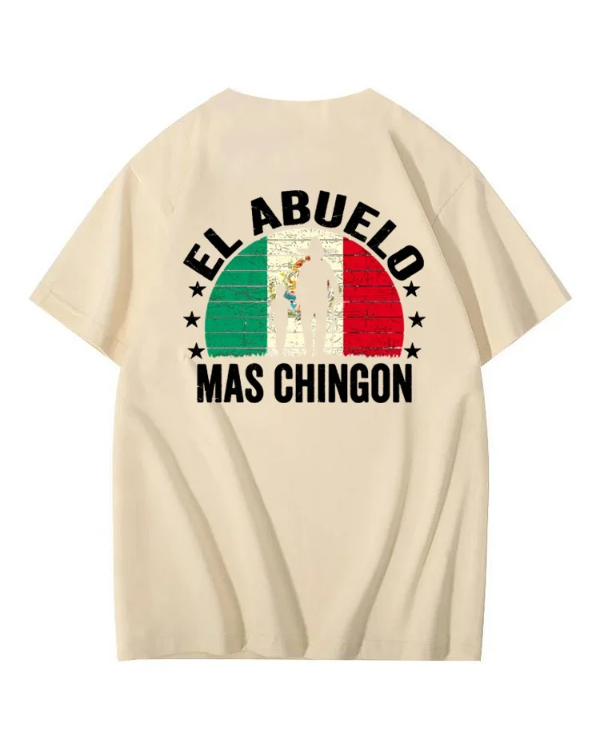 S-5XL EL ABUELO The Coolest Grandpa Printed T-Shirt