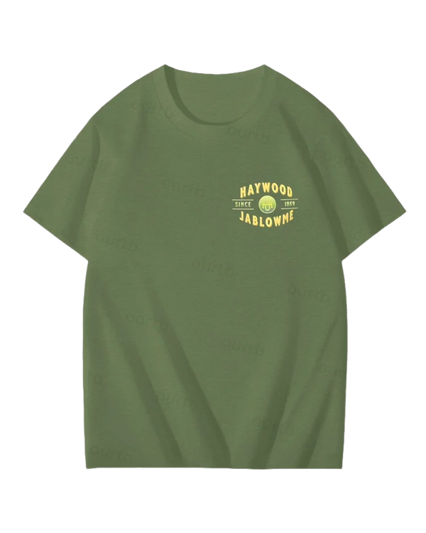 S-5XL Haywood Since 1869 Jablowme Timber Print T-Shirt